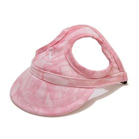 Pet Outdoor Supplies Puppy Peaked Baseball Cap (Option: Cloud Pink-L)